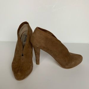 Michael Kors Tan Suede Booties
